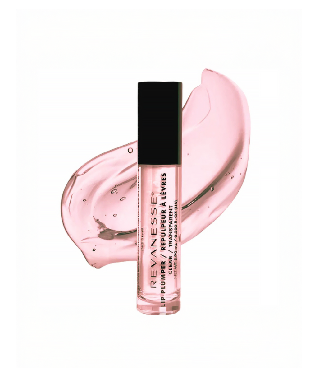 Revanesse Clear Lip Plumper with pink product swatch