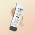 TiZO AM Replenish on soft pastel background